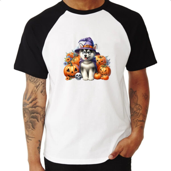 Camiseta Raglan Husk Halloween - Imagem 3