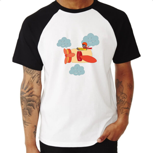 Camiseta Raglan Viajando na maionese - Imagem 3
