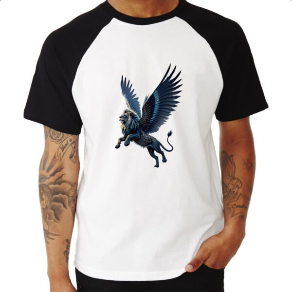 Camiseta Raglan Leao alado - Imagem 3