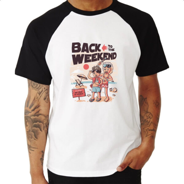 Camiseta Raglan Back to the weekend - Imagem 3