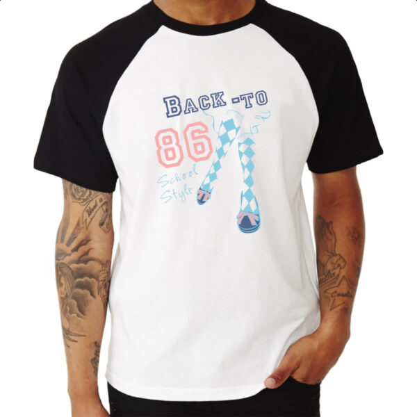 Camiseta Raglan Back to 86 School Style - Imagem 3