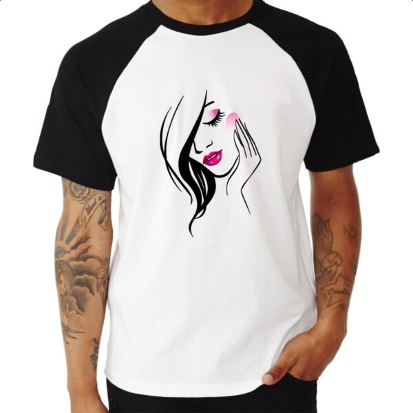 Camiseta Raglan Beautiful Girl 3 - Imagem 3