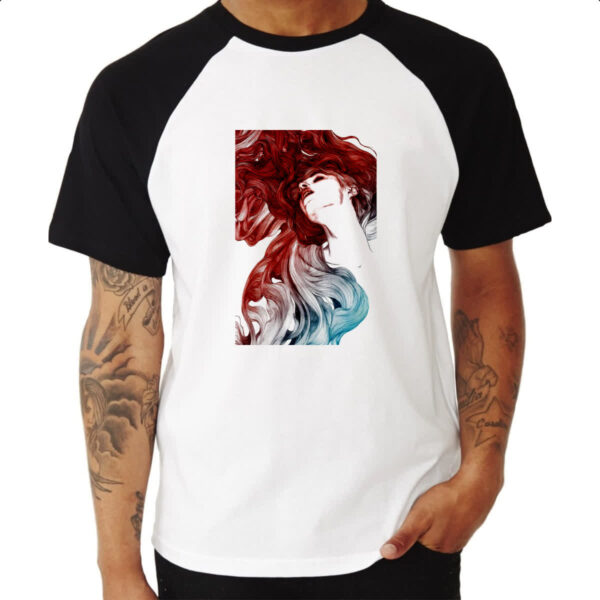 Camiseta Raglan Beautiful Girl 6 - Imagem 3