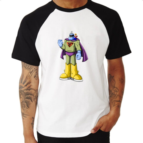 Camiseta Raglan Nostalgia Frankstein Jr - Imagem 3