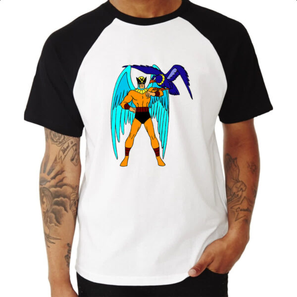Camiseta Raglan Nostalgia Homem Passaro - Imagem 3