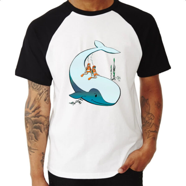Camiseta Raglan Nostalgia Moby Dick - Imagem 3