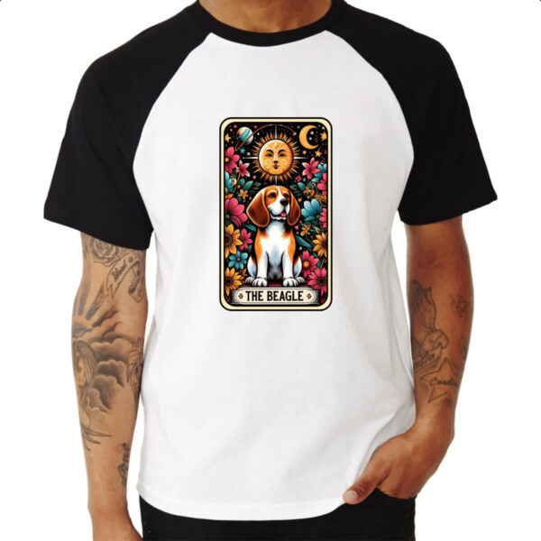 Camiseta Raglan Taro cachorro Beagle - Imagem 3