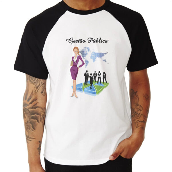 Camiseta Raglan Gestao Publica - Imagem 3
