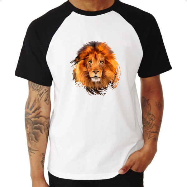 Camiseta Raglan Leao de Juda 02 - Imagem 3