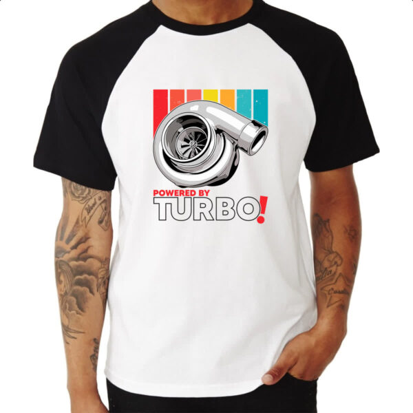 Camiseta Raglan Turbo powered - Imagem 3