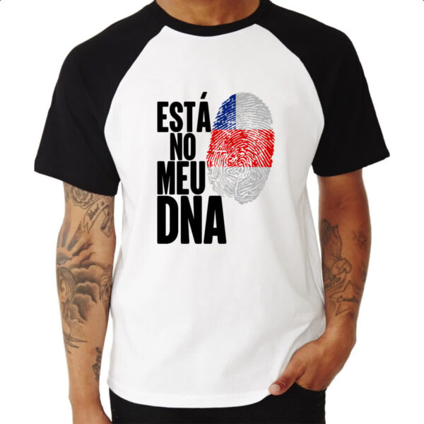 Camiseta Raglan Esta no meu DNA Amazonas - Imagem 3