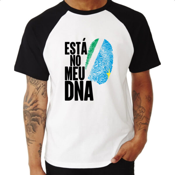 Camiseta Raglan Esta no meu DNA Mato Grosso do Sul - Imagem 3