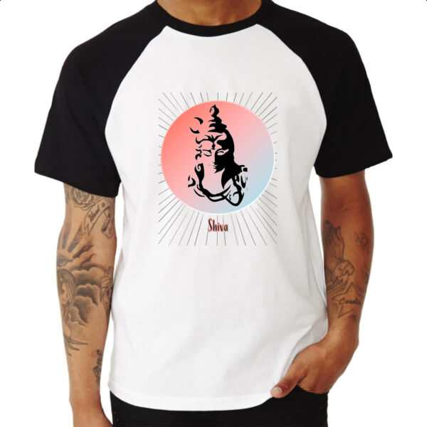Camiseta Raglan Shiva Indiano - Imagem 3