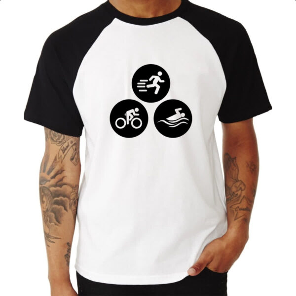 Camiseta Raglan Triathlon Olimpico - Imagem 3