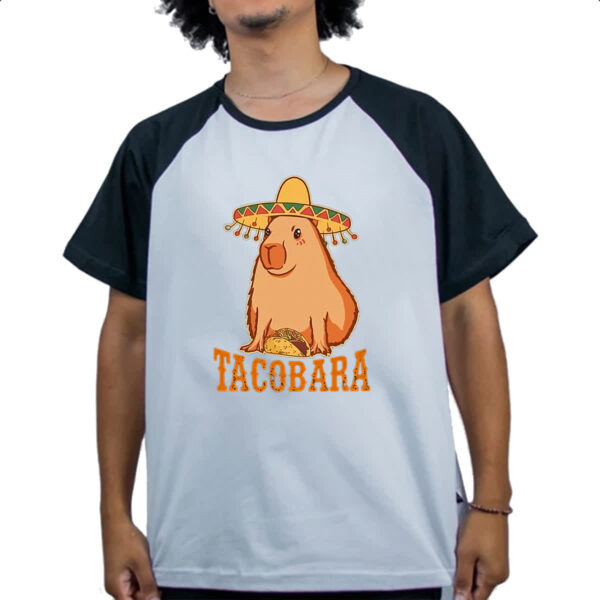 Camiseta Raglan Tacobara capivara - Imagem 4