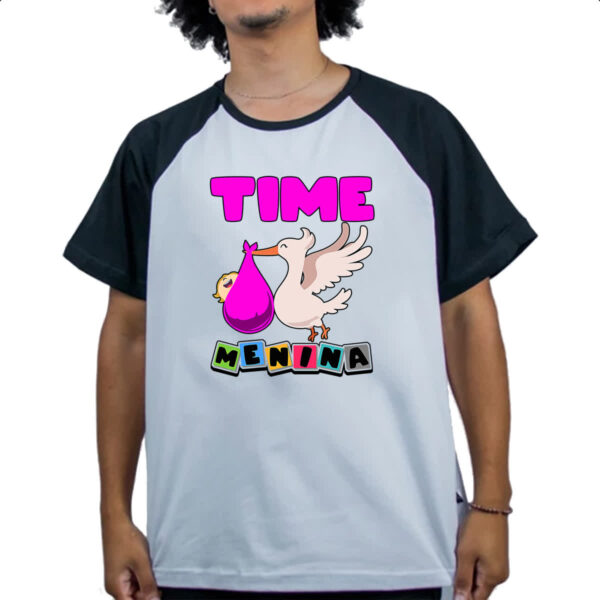 Camiseta Raglan Cegonha Time Menina - Imagem 4