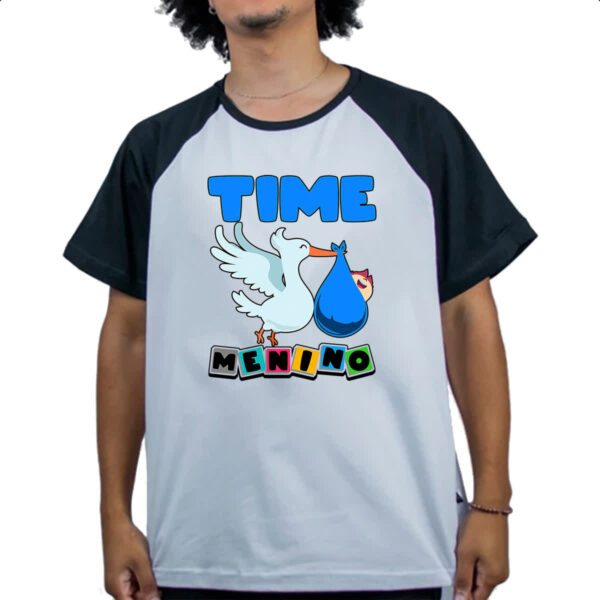 Camiseta Raglan Cegonha Time Menino - Imagem 4