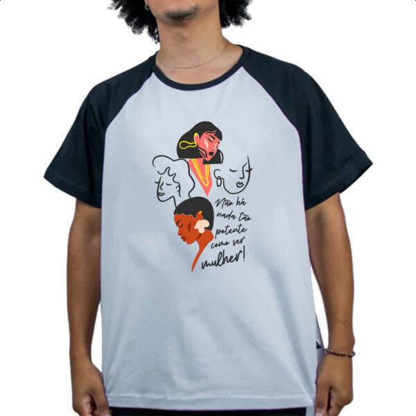 Camiseta Raglan Empoderamento feminino - Imagem 4
