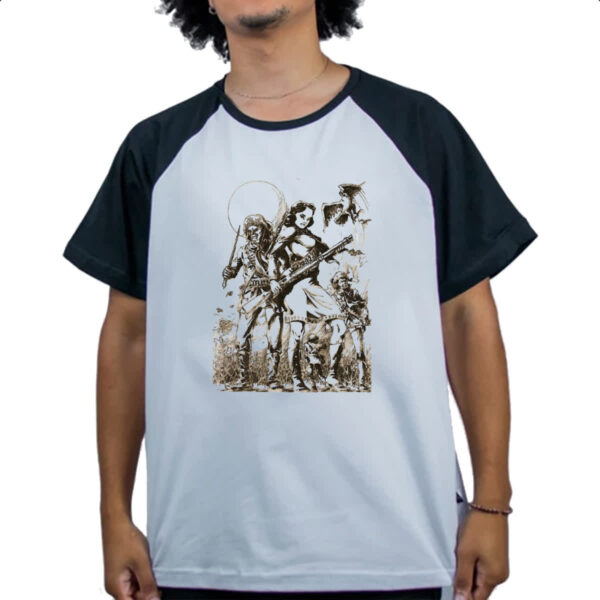 Camiseta Raglan Lampiao e Maria Bonita 02 - Imagem 4