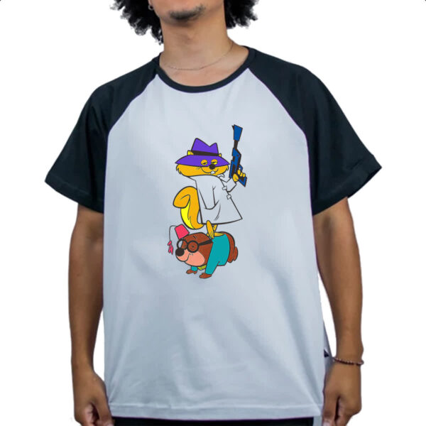 Camiseta Raglan Nostalgia Esquilo Secreto - Imagem 4