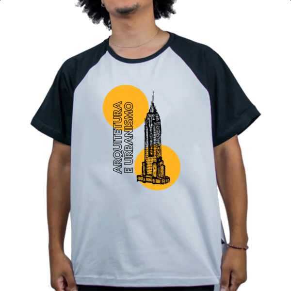 Camiseta Raglan Arquitetura e urbanismo - Imagem 4