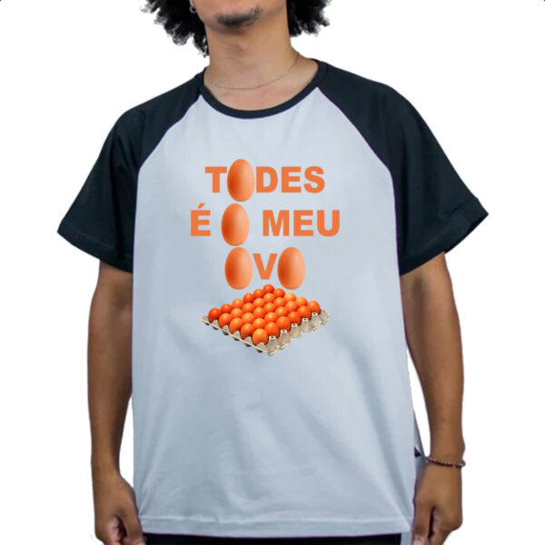 Camiseta Raglan Todes e o meu ovo - Imagem 4