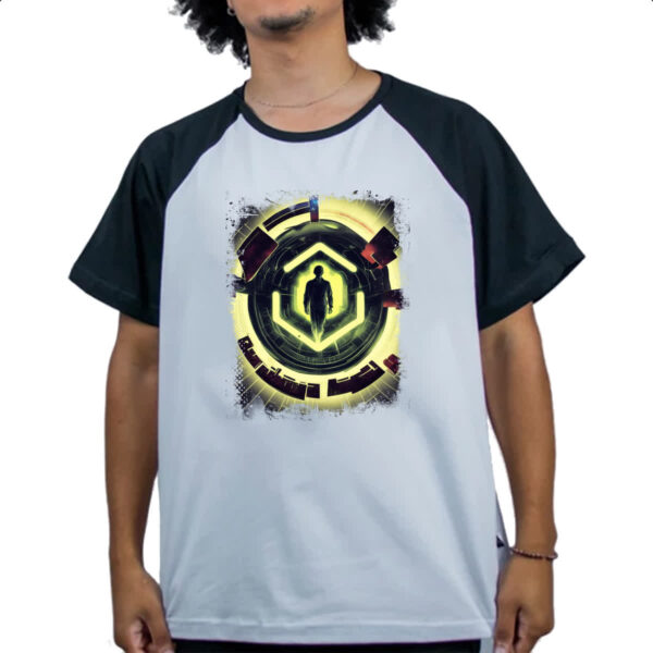 Camiseta Raglan Tunel do tempo - Imagem 4