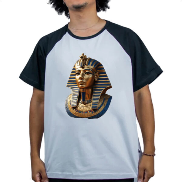 Camiseta Raglan Tutancamon busto - Imagem 4