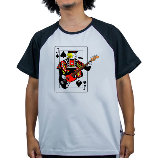 Camiseta Raglan Valete de Espadas do Rock - Imagem 4