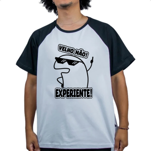 Camiseta Raglan Velho nao experiente flork - Imagem 4