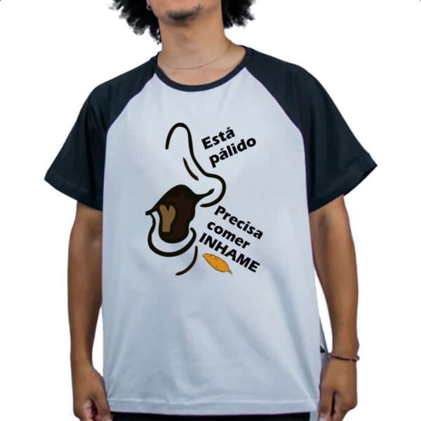 Camiseta Raglan Vovo juju comer inhame - Image 4