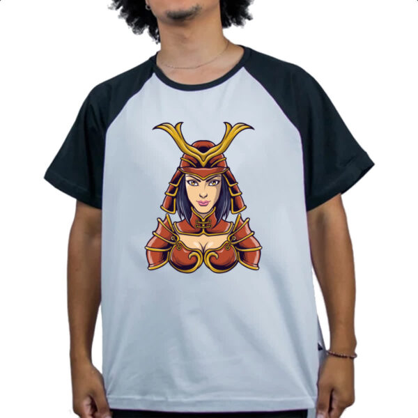 Camiseta Raglan Samurai Girl - Imagem 4