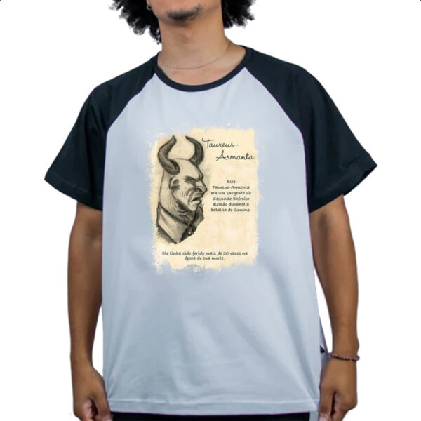 Camiseta Raglan Grimm Livro Taureus Armanta - Imagem 4