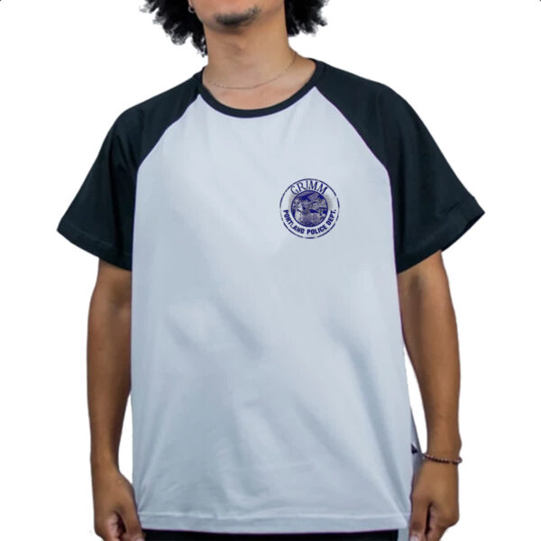 Camiseta Raglan Grimm Portland Police Dept - Imagem 4