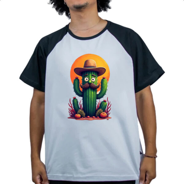 Camiseta Raglan Cactus Muchachi - Imagem 4