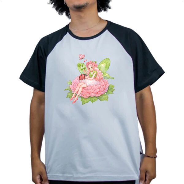 Camiseta Raglan Fada e Joaninha - Imagem 4