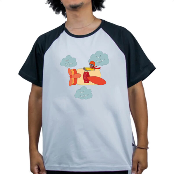 Camiseta Raglan Viajando na maionese - Imagem 4