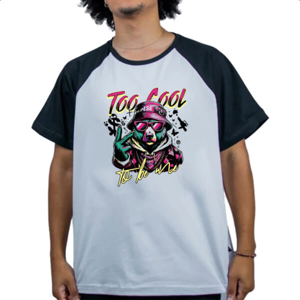 Camiseta Raglan Urso Too Cool - Imagem 4