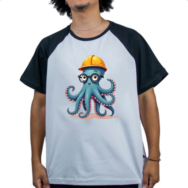 Camiseta Raglan Polvo operario - Imagem 4