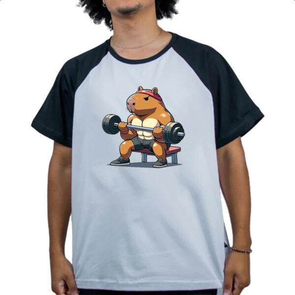 Camiseta Raglan Capivara Maromba - Imagem 4