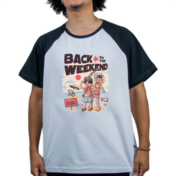 Camiseta Raglan Back to the weekend - Imagem 4