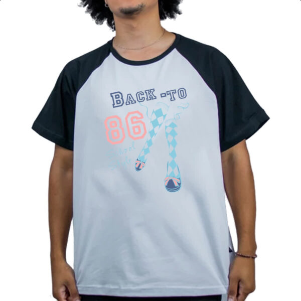 Camiseta Raglan Back to 86 School Style - Imagem 4