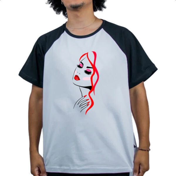 Camiseta Raglan Beautiful Girl 4 - Imagem 4