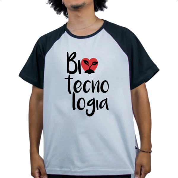 Camiseta Raglan Biotecnologia - Imagem 4