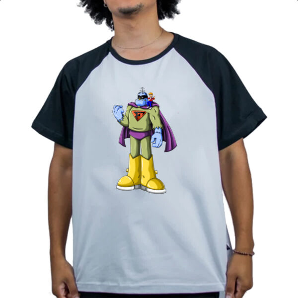 Camiseta Raglan Nostalgia Frankstein Jr - Imagem 4