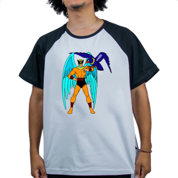 Camiseta Raglan Nostalgia Homem Passaro - Imagem 4