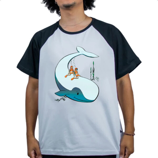 Camiseta Raglan Nostalgia Moby Dick - Imagem 4