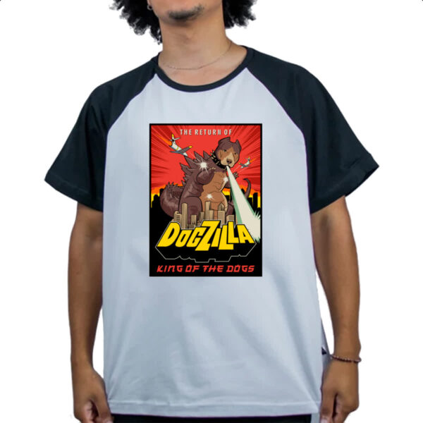 Camiseta Raglan Dogzilla - Imagem 4