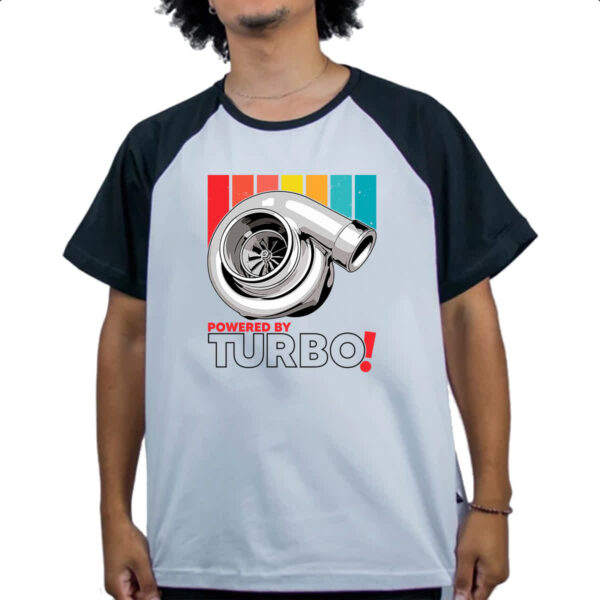 Camiseta Raglan Turbo powered - Imagem 4