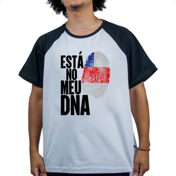 Camiseta Raglan Esta no meu DNA Amazonas - Imagem 4